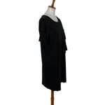 Nytt  Black Dress Large Casual Relaxed Fit Short Sleeve Minimalist Photo 2