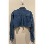 Urban Outfitters RENEWAL Remade Blue Denim Shirt Shrug Photo 4