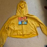 Vintage MTV Cropped Sweatshirt Yellow Size XL Photo 0