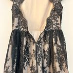 Alice + Olivia Jayna Lace Open Back Dress in Black Photo 13