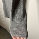 100% Cashmere Faux Wrap Sweater Gray Photo 2