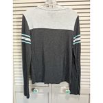 Aeropostale  Logo Gray Crew Neck Jersey Knit Top Size M Long‎ Sleeve Soft Photo 3