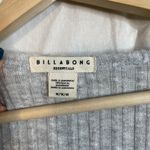 Billabong   Longsleeve Ribbed Grey Medium Sweater Dress‎  Scoop Neck Photo 1