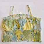 American Eagle linen/cotton floral patchwork tank top Photo 2