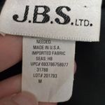 Vintage JBS LTD 90s Black Velvet Faux Wrap Ruched Blouse M Holiday Party Glam Size M Photo 5