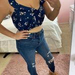 Timing Blue Crop Top Photo 1