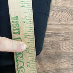 Myrene De Premonville Paris Vintage Double Breast Blazer Velvet Trim Gold Button Black Size 8 Photo 5