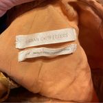 Urban Outfitters  Floral Striped Cropped Shirt Size Medium Tie Back Coquette Photo 4