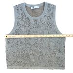 ZARA Metallic Jacquard Knit Top Women's Large Retail $60 Photo 5