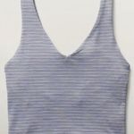 Athleta New XL A-C Transcend V-Neck Crop Sports Bra Nova Swallowtail Print Photo 3