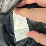 Cynthia Steffe Cynthia  Leather Shimmer black Blazer Jacket Size large Photo 3