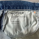 NWT Mother Superior The Curbside Ankle in Cowboys Don’t Cry Size 33 Barrel Leg Blue Photo 8