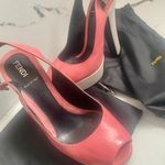 Fendi Platform Peep Toe High Heels Pink/White Made in Italy Women’s shoe size 36 Photo 11