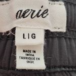 Aerie  Charcoal Grey Satin Cargo Pants Joggers In L Photo 6