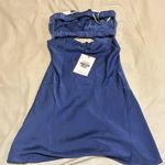Princess Polly dark blue strapless mini dress Photo 1