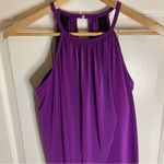 Magicsuit Black One Piece Swimsuit with Purple Drape Size 10 Photo 2