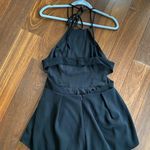 Tobi Analee Black Halter Neck Romper Playsuit Photo 4