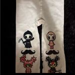 Colorful Character Tights White Photo 1