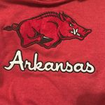 Colosseum Arkansas Razorback  Embroidered Small Women’s hoodie. Gently worn Photo 3