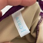 J.Crew Ruched Swimsuit v-neck one piece womens Purple (small) slimming classic Photo 3
