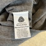 Lacoste  Gray Grey Logo Sweater Preppy Short Dress Woolmark Merino Extra Fine 34 Photo 5