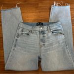 Gap Denim Women’s Straight Leg Jeans Frayed Hem Photo 1