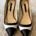 Ralph Lauren Vintage  Black and White Pointed Pumps Photo 0