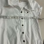 Jumper shorts White Button Photo 4