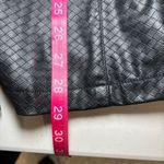 Dennis Basso Dennis by Dennis Brasso Black Faux Leather Women's Jacket Large‎ Diamond Photo 8