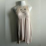 Free People Cream Star Lace Dress with Bead Details S Photo 4