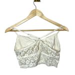 Aerie Women’s Lace Strappy Bralette in Ivory Size M Photo 4