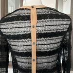 Opening Ceremony  Sheer Lace Blouse in Black, Size S Photo 9