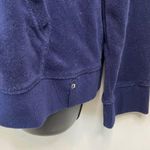 Ralph Lauren  Blue Velour Velvet Sweater Hoodie Size XL NWT Photo 2