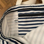 NWOT Beach Boat Tote Striped Bag Blue Photo 1