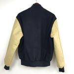 Holloway Unisex Letterman Virgin Wool Varsity Jacket Size S Vinyl Sleeves Photo 5