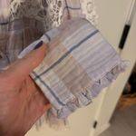 Pilcro Anthropologie Lace Plaid Lavender Peasant Blouse – XS (Fits S Comfortably) Photo 10