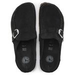Birkenstock  Buckley Clog Shoes Black Suede Leather 38 7 Photo 1