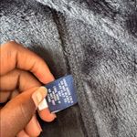 CHAPS  Black Suede Faux Fur Lined Vest SIZE L Photo 2