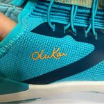 Olukai miki trainer sneakers teal casual women’s size 8 bright slides Blue Photo 7
