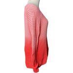 Hollister  Womens Medium Pink Coral Ombre Knit Deep V-Neck Beach Sweater Cover Up Photo 5