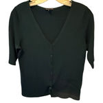 Eileen Fisher Eileen‎ Fisher Green Wool Cardigan Sweater Photo 0