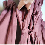 Selkie Brown Wrap Dress size S Photo 9