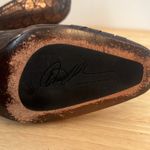 Donald Pliner vintage metallic small heel size 8 1/2 made in Spain Brown Photo 6