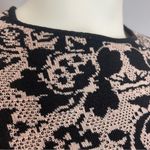 Torn By Ronny Kobo Dress Bodycon Knit Floral Stretch Mini Fitted Short Sleeves Photo 11