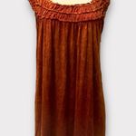 easel NWT Burt Orange Tunic Top/Dress Off Shoulder Size Small #207 Photo 4