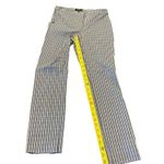 Theory Classic Skinny Pants Blue Midnight Screen Multi Stretch Size 00 - $345 Photo 5