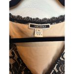 NIKIBIKI Dress Black Lace V Neck Sleeveless A Line Work Women Small Photo 2