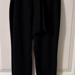 SheIn Paper bag waist with tie belt. Black size Medium Photo 0