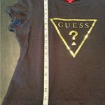 Guess Black Tee with Gold Logo Photo 10