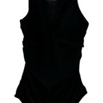 Tempt Me  Black One Piece High‎ Neck Monokini Swim Suit Size Medium NWT Photo 0